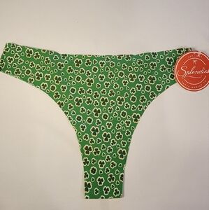 Splendies Panties, green clover, Size M